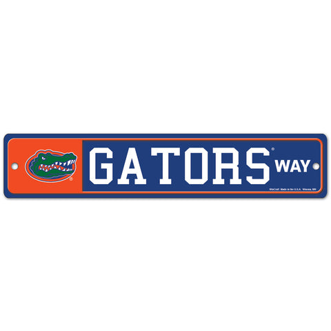 Florida Gators 4" x 19" Street Sign
