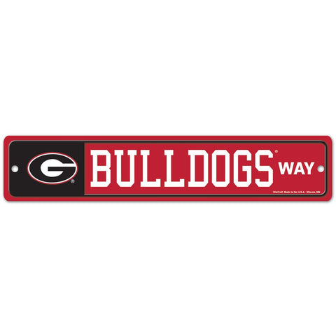 Georgia Bulldogs 4" x 19" Street Sign
