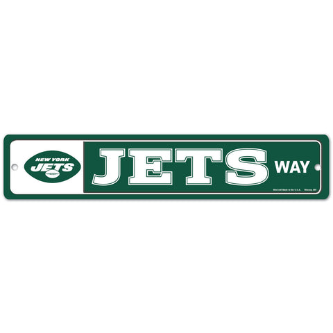 New York Jets 4" X 19" Street Sign