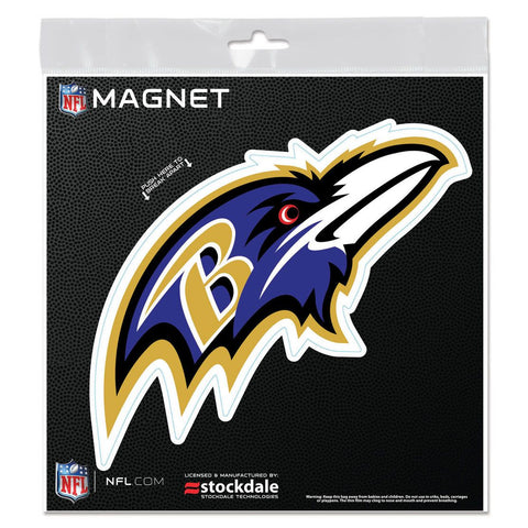 Baltimore Ravens 6" x 6" Die-Cut Logo Magnet