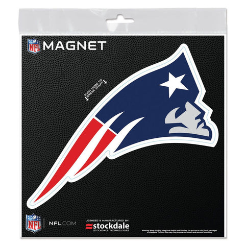 New England Patriots 6" x 6" Die-Cut Logo Magnet