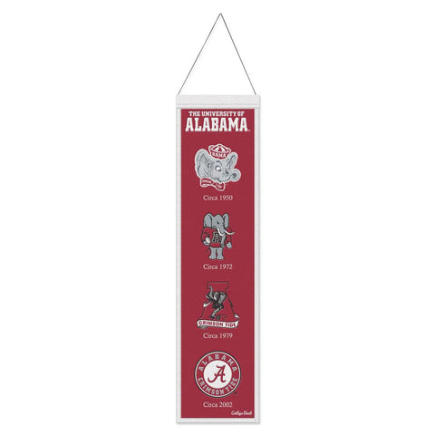 Alabama Crimson Tide 8" x 32" Evolution Wool Banner