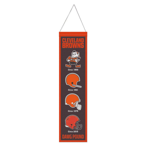 Cleveland Browns 8" x 32" Evolution Wool Banner