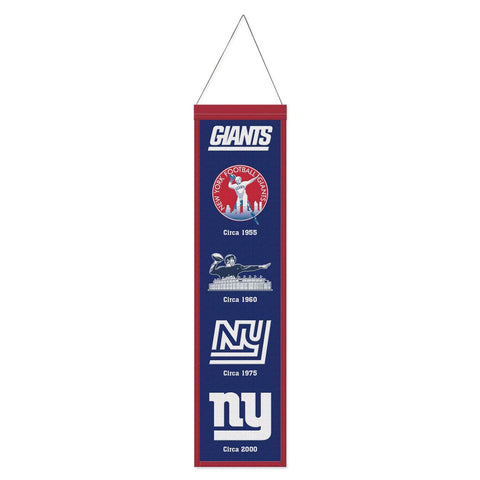 New York Giants 8" x 32" Evolution Wool Banner