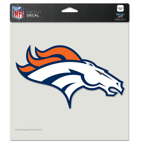 Denver Broncos 8" x 8" Color Decal