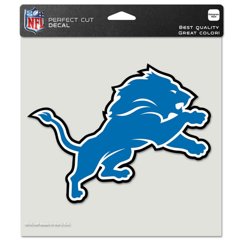 Detroit Lions 8" x 8" Color Decal