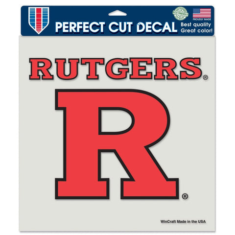 Rutgers Scarlet Knights 8" x 8" Color Decal