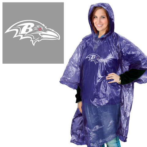 Baltimore Ravens Adult Poncho