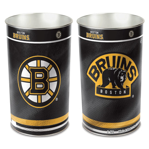 Boston Bruins Trash Can