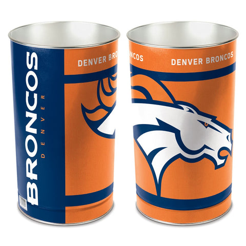 Denver Broncos Trash Can