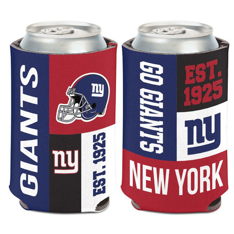 New York Giants Color Block Can Cooler