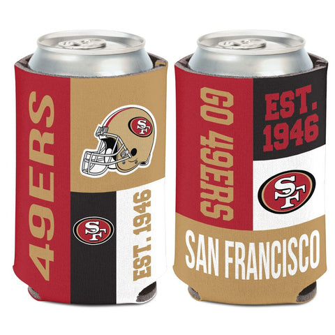 San Francisco 49ers Color Block Can Cooler