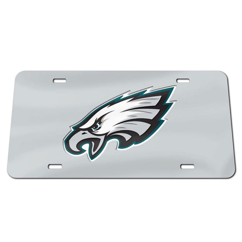 Philadelphia Eagles Laser Engraved License Plate - Mirror Silver