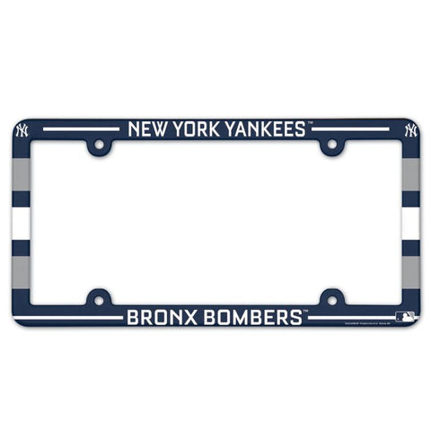 New York Yankees Color Plastic License Plate Frame