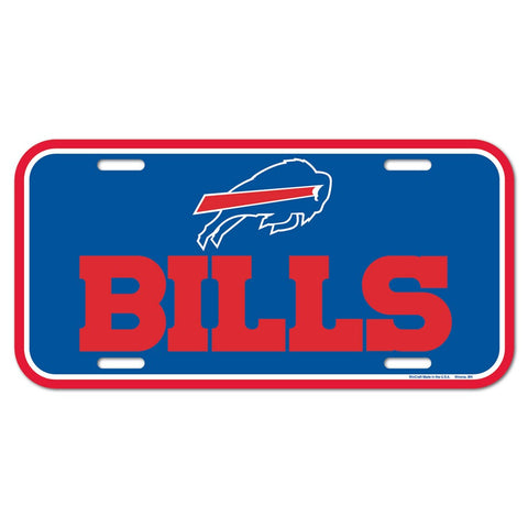 Buffalo Bills Plastic License Plate