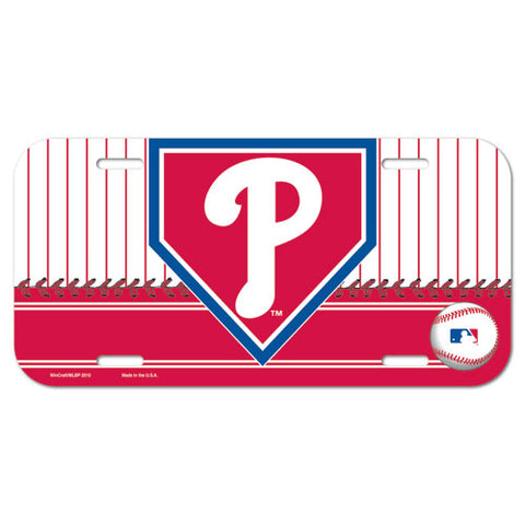 Philadelphia Phillies Plastic License Plate