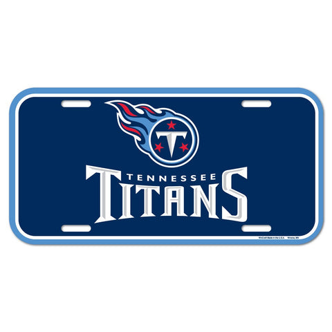 Tennessee Titans Plastic License Plate