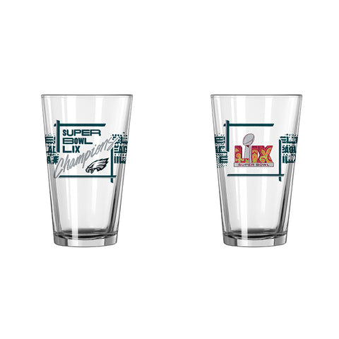 Super Bowl LIX Champions 16oz Pint Glass