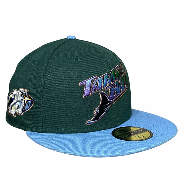 RAYS PELICAN SIDE PATCH TB GRADIENT 59FIFTY NEW ERA FITTED CAP