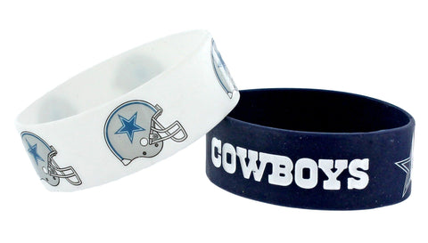 Dallas Cowboys Two Pack Wide Bracelets
