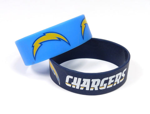 Los Angeles Chargers Two Pack Wide Bracelets
