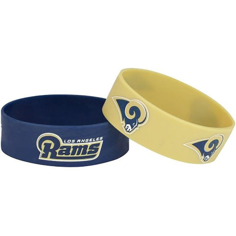 Los Angeles Rams Two Pack Wide Bracelets