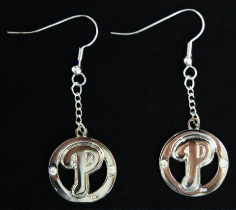 Philadelphia Phillies Crystal Dangle Earrings