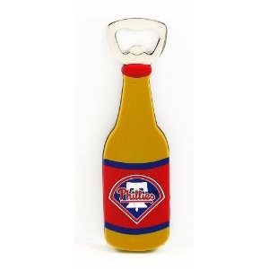 Philadelphia Phillies Bottle Shaped Magnetic Bottle Opener