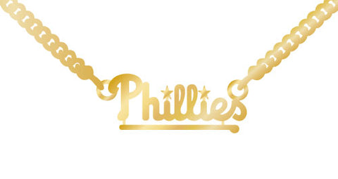 Philadelphia Phillies Script Necklace