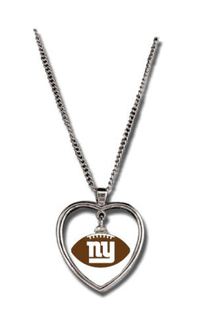 New York Giants Resin Football Necklace