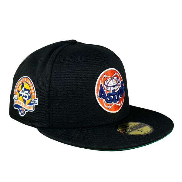 Black Houston Astros 45th Anniversary New Era 59FIFTY Fitted Hat 75/8