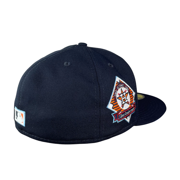 Sky Blue Kansas City Royals Gray Bottom 50th Anniversary Side Patch New Era 59FIFTY Fitted 67/8