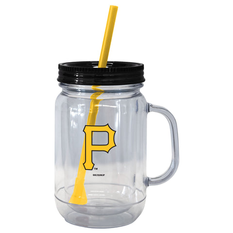 Pittsburgh Pirates 20oz. Mason Straw Tumbler