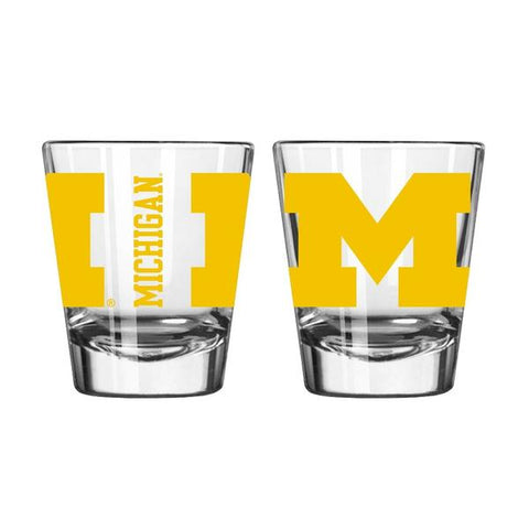 Michigan Wolverines 2oz. Gameday Shot Glass