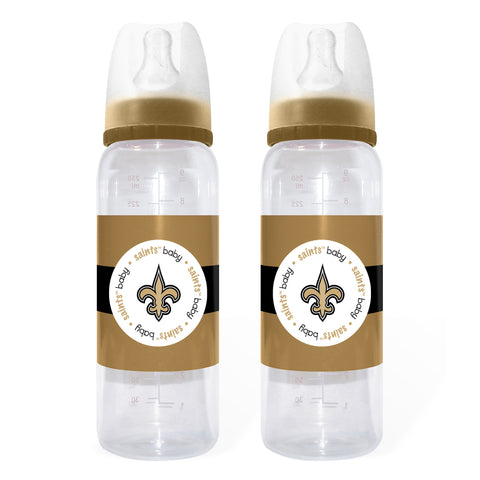 New Orleans Saints 2 Pack Baby Bottles