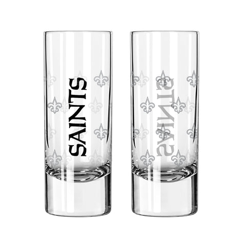 New Orleans Saints 2.5oz. Satin Etch Shooter Glass