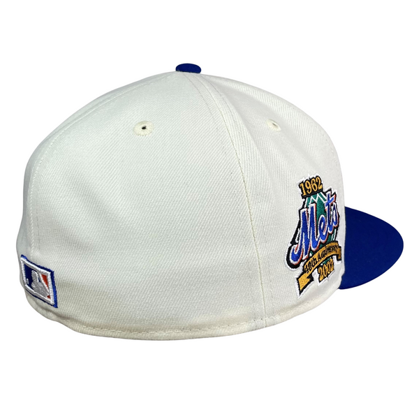 New York Mets Chrome/Royal with Orange UV 40th Anniv Sidepatch 5950 Fitted  Hat – Fan Treasures