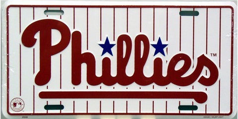 Philadelphia Phillies Metal License Plate