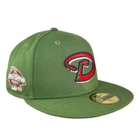 59FIFTY Arizona Diamondbacks Olive/Gray 2001 World Series Patch