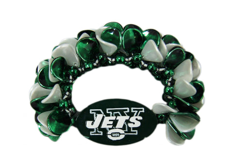 New York Jets Bead Bracelet