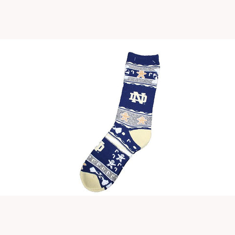 Notre Dame Fighting Irish Ugly Xmas Socks