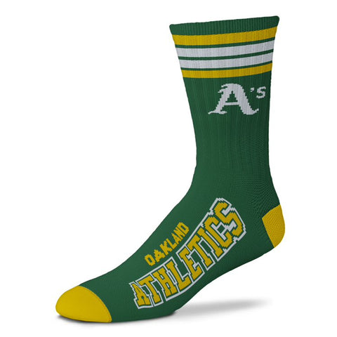 Oakland Athletics 4 Stripe Deuce Socks - Large