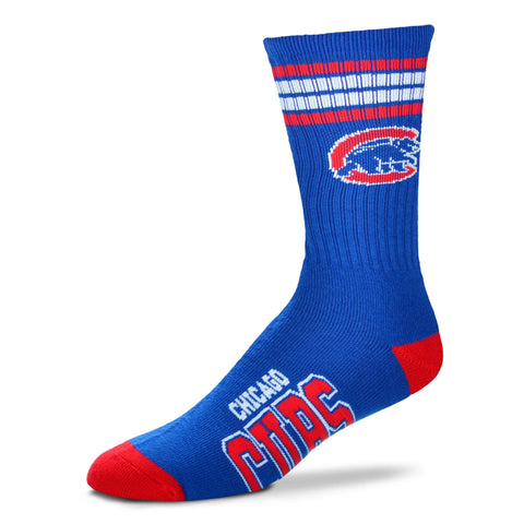 Chicago Cubs 4 Stripe Deuce Socks - Medium