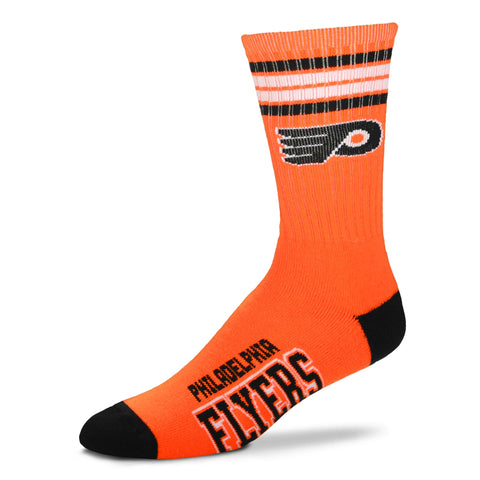 Philadelphia Flyers 4 Stripe Deuce Socks - Medium