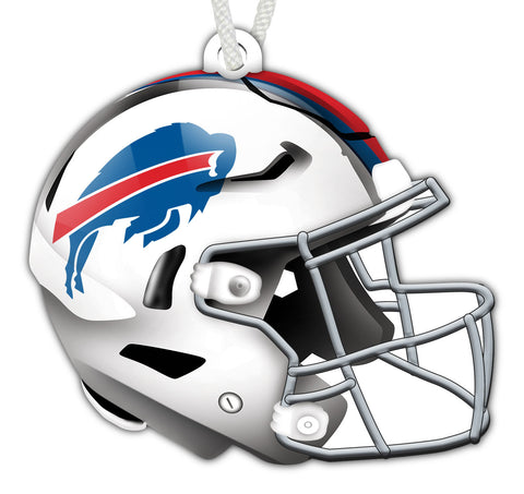Buffalo Bills Authentic Wooden Helmet Ornament