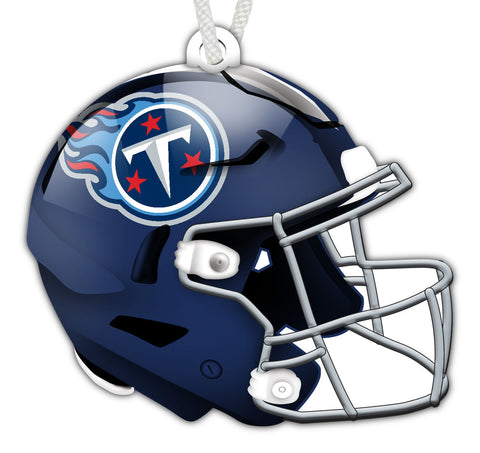 Tennessee Titans Authentic Wooden Helmet Ornament