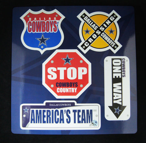 Dallas Cowboys Road Sign Magnet Sheet