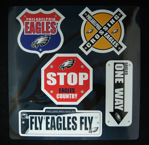 Philadelphia Eagles Road Sign Magnet Sheet