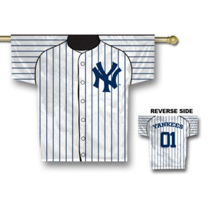 New York Yankees 2 Sided Jersey Flag (Domestic)