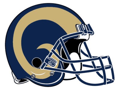 Los Angeles Rams 8" Helmet Magnet